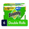 Perforated Roll & Hand Towels | Bounty 80798314 Select-a-Size 6 in. x 11 in. 2-Ply Kitchen Roll Paper Towels - White (6/Carton) image number 4