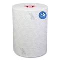 Perforated Roll & Hand Towels | Scott 47032 1-Ply 8 in. x 580 ft. Slimroll Towels - White/Pink (6 Rolls/Carton) image number 2