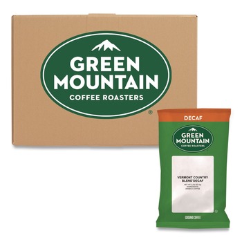 DECAFFEINATED | Green Mountain Coffee 5000052757 2.2 oz Coffee Fraction Packs - Vermont Country Blend Decaf (50/Carton)