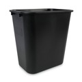 Indoor Waste Receptacles | Boardwalk 3485202 28 qt. Plastic Soft-Sided Wastebasket - Black image number 0