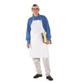 Cleaning Cloths & Wipes | Ansell KCC 44481 28 in. x 40 in. A40 Film Laminate Liquid/Particle Protection Apron - White (100/Carton) image number 1