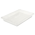 Food Storage Containers & Lids | Rubbermaid Commercial FG330600CLR 5 Gallon 26 in. x 18 in. x 3.5 in. Food/Tote Boxes - Clear image number 1