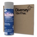 Stainless Steel Cleaners | Twinkle 991224 17 oz. Aerosol Spray Stainless Steel Cleaner and Polish (12/Carton) image number 4