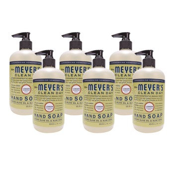 SC Johnson 373205 12.5 oz. Lemon Clean Day Liquid Hand Soap (6/Carton)
