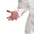 Hand Sanitizing Wipes | KleenGuard 51928 A50 Breathable Splash and Particle Protection Hooded Coveralls - 2X-Large, White (25/Carton) image number 4