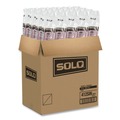 Cups | SOLO 412SIN-0041 12 oz. Paper Hot Drink Cups in Bistro Design - Maroon (50/Pack) image number 0
