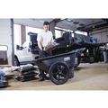 Wagons and Wheelbarrows | Rubbermaid Commercial FG564200BLA 32.75 in. x 58 in. x 28.25 in. 300 lbs. Capacity Big Wheel Agriculture Wheelbarrow - Black image number 3