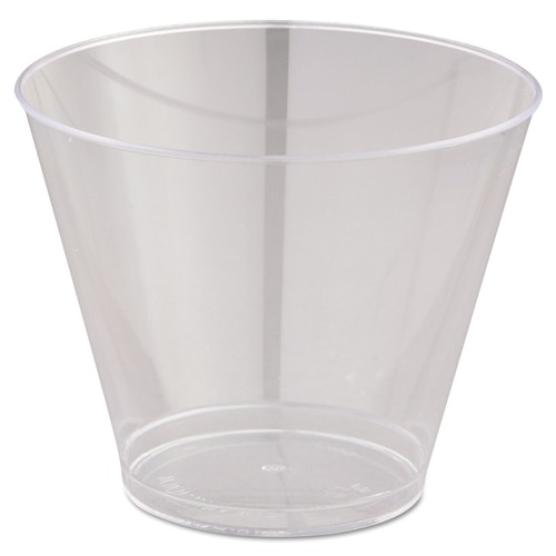 Cups | WNA WNA T9S 9 oz. Squat Comet Smooth Wall Tumblers - Clear (25/Pack, 20 Packs/Carton) image number 0