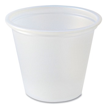 Fabri-Kal 000000000009505192 1 oz Portion Cups - Translucent (10/Carton)