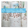 Cups | Dixie 5342CD PerfecTouch 12 oz.Paper Hot Cups - Coffee Haze Design (50/Sleeve, 20 Sleeves/Carton) image number 5