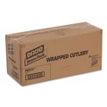 Perforated Roll & Hand Towels | Dixie FMP23C Mediumweight Polypropylene Fork Cutlery - White (1000/Carton) image number 2