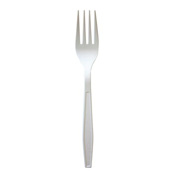 Boardwalk BWKFORKWHPP Heavyweight Polypropylene Fork Cutlery - White (1000/Carton)