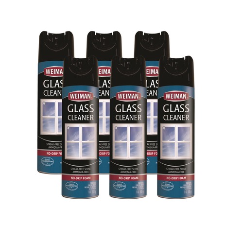 Disinfecting & Cleaning Solutions | WEIMAN 10CT 19 oz Aerosol Spray Can Foaming Glass Cleaner (6/Carton) image number 0