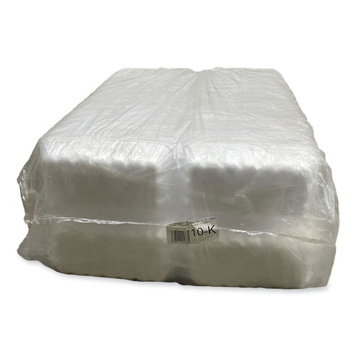 Food Containers & Lids | GEN 10KWH 10.75 in. x 5.95 in. x 1.87 in. No. 10K Foam Meat Trays - White (250/Carton) image number 0