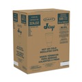 Cups | Dart 32AJ32H 32 oz. J Cup Insulated Foam Pedestal Cups - Teal/White (25/Sleeve, 20 Sleeves/Carton) image number 3