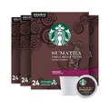 Coffee - Caffeinated | Starbucks 12565254 0.4 oz Coffee K-Cups - Sumatra (96/Carton) image number 1