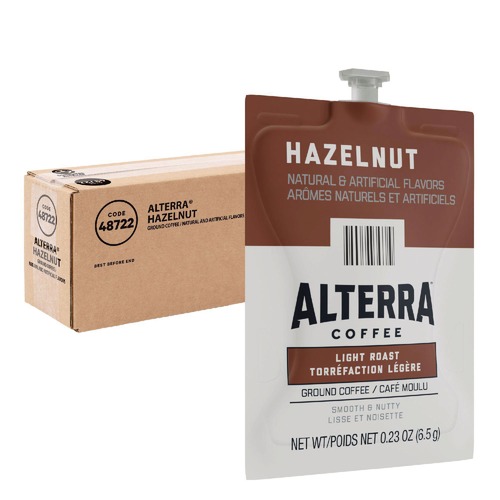 Coffee - Caffeinated | FLAVIA 48722 Alterra Hazelnut Coffee Freshpack (40/Carton) image number 0