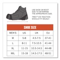 Footwear | Ergodyne 16756 Trex 6300 One Piece Slip-on Ice Cleats - 2X-Large Black (1-Pair) image number 6