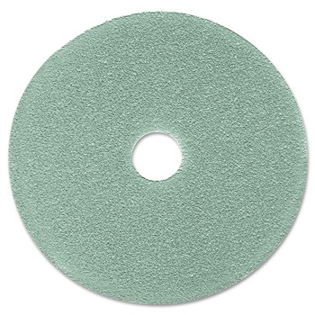 FLOOR PADS CLEANING BUFFING AND POLISHING | 3M 3100-19 3100 19 in. Diameter Ultra High-Speed Floor Burnishing Pads - Aqua (5/Carton)