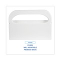 Toilet Seat Cover Dispensers | Boardwalk BWKKD100 16 in. x 3 in. x 11.5 in. Toilet Seat Cover Dispenser - White (2/Box) image number 5