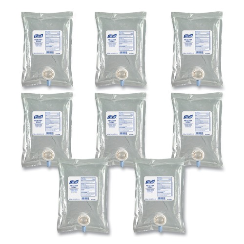 Soap Refills | PURELL 4173-08 HEALTHY SOAP 1,000 mL Antibacterial Lotion Soap with PCMX - Citrus Scent (8/Carton) image number 0