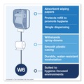 Towel Dispensers | Tork 651220 12.56 in. x 10.57 in. x 18.09 in. Washstation Dispenser - Aqua/White image number 4