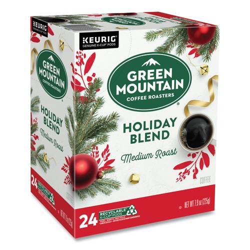Coffee - Caffeinated | Green Mountain Coffee 5000373747 Medium Roast Holiday Blend K-Cups (24/Box) image number 0