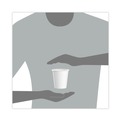 Cups | SOLO 510W 1-Sided Poly 10 oz. Paper Hot Cups - White (1000/Carton) image number 4