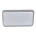 Food Containers & Lids | GEN 1525WH 14.5 in. x 8 in. x 0.75 in. #1525 Meat Trays - White (250/Carton) image number 2