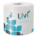 Toilet Tissues | Livi VPG Select 21547 4.06 in. x 3.75 in. 2-Ply Septic-Safe Bath Tissue - White (80/Carton) image number 1