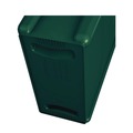 Indoor Waste Receptacles | Rubbermaid Commercial FG354007GRN 23 Gallon Slim Jim Recycling Container with Venting Channels - Green image number 5