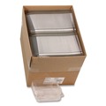 Food Containers & Lids | Pactiv Corp. 0CAH09700000 8.75 in. x 8.25 in. x 3.63 in. SmartLock PET Hinged Lid Plastic Bakery Container - Clear (200/Carton) image number 4