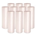 High-Density Trash Bags | Boardwalk V6638HNKR01 33 Gallon 14 mic 33 in. x 38 in. Perforated Roll High-Density Can Liners - Natural (25 Bags/Roll, 10 Rolls/Carton) image number 0