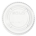 Souffle & Portion Cups | Dart PL200N PET Portion/Souffle Cup Lids - Clear (2500/Carton) image number 1