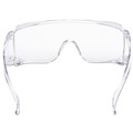 Safety Glasses | 3M TGV01-100 Tour-Guard V Protective Frameless OTG Eyewear - Clear Single Lens (100/Carton) image number 2