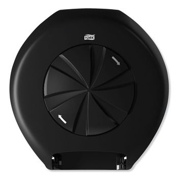 PRODUCTS | Tork 565828 14.12 x 6.31 x 14.56 3 Roll Bath Tissue Roll Dispenser for OptiCore - Black (1/Carton)
