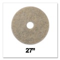 Floor Pads-Cleaning, Buffing & Polishing | Americo 401827 27 in. Diameter Porko Plus Burnishing Pads - Brown (2/Carton) image number 2