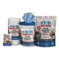 Cleaning Cloths & Wipes | SCRUBS 42270 Hand Cleaner Towels SCRUBS in-a-Bucket Refill 1-Ply 10 x 12 Citrus Blue/White 72/Pack 6 Packs/Carton image number 1