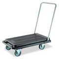 Carts & Trucks | Deflecto CRT5500-04 300 lb Capacity 21 x 32.5 x 37.5 Heavy-Duty Platform Cart - Black image number 0