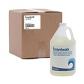 Soap Refills | Boardwalk 5005-04-GCE00 1 Gallon Herbal Mint Scent Foaming Hand Soap - Light Yellow (4/Carton) image number 3