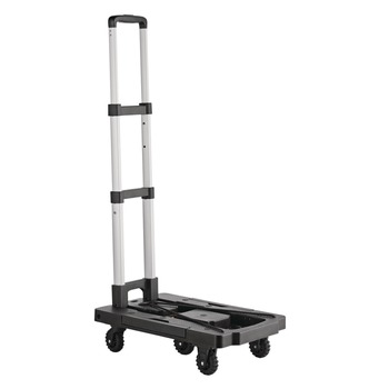 HAND TRUCKS | Kantek LGLC250 19.3 in. x 14.6 in. x 38 in. 250 lbs. Capacity Handcart - Black