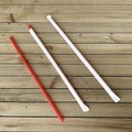 Straws/Stems/Sticks | Boardwalk BWKGST1025RD 10.25 in. Polypropylene Wrapped Giant Straws - Red (1200/Carton) image number 5
