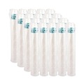 Cups | Dart 32AJ32H 32 oz. J Cup Insulated Foam Pedestal Cups - Teal/White (25/Sleeve, 20 Sleeves/Carton) image number 1