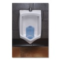 Toilet & Urinal Deodorizers | Boardwalk TSU-P-006I006I-06-AAS80 5.22 oz. Vertical Urinal Screen - Cotton Blossom Scent Blue (6/Carton) image number 1