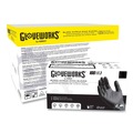 Janitorial Disposable & Single Use Gloves | Ammex GWBEN49100 6 mil Powder-Free Nitrile Exam Gloves - 2X-Large, Black (1000/Carton) image number 6