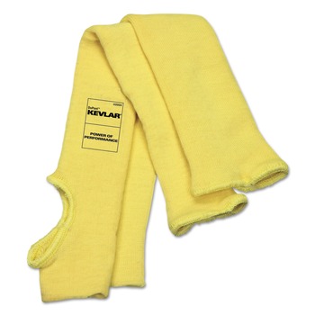 JANITORIAL | MCR Safety 9378TE Economy Series DuPont Kevlar Fiber Sleeves - One Size Fits All, Yellow (1-Pair)