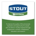 Low-Density Trash Bags | Stout by Envision T3860B15 38 in. x 60 in. 1.5 mil. 60 Gallon Total Recycled Content Plastic Trash Bags - Brown/ Black (100/Carton) image number 7