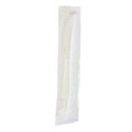 Disposable Knives | Boardwalk BWKKNIFEMWPPIW 5.86 in. Mediumweight Wrapped Polypropylene Plastic Knife Cutlery - White (1000/Carton) image number 2