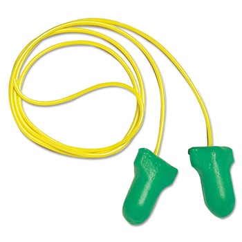 PRODUCTS | Howard Leight by Honeywell LPF-30 30NRR MAXIMUM Lite Corded Single-Use Earplugs - Green (100/Box)