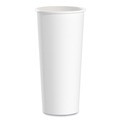 Perforated Roll & Hand Towels | SOLO 424WN-2050 24 oz Single-Sided Poly Paper Hot Cups - White (500/Carton) image number 0
